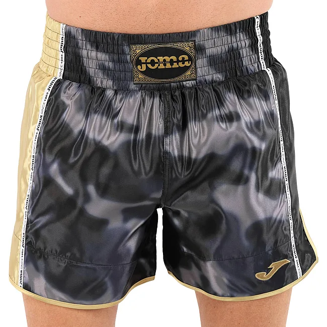 Шорты для кикбоксинга JOMA COMBAT 700147-178 (Черный-золотой)