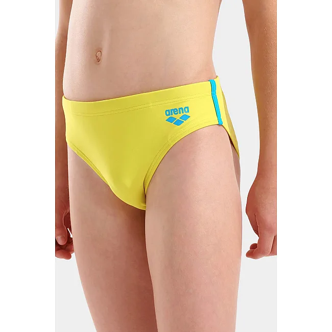 Плавки-слепые для мальчиков Arena SWIM BRIEFS SOLID желтый, бирюзовый (для детей)