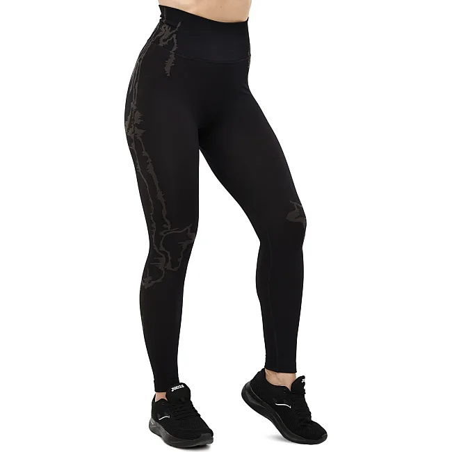 Лосины леггинсы спортивные женские JOMA INDOOR GYM 902892-100 (Черный)