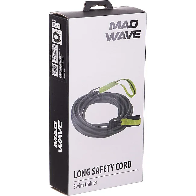 Профессиональный тренажер для бассейна
 MADWAVE
 LONG SAFERY CORD M077102 (Черный)