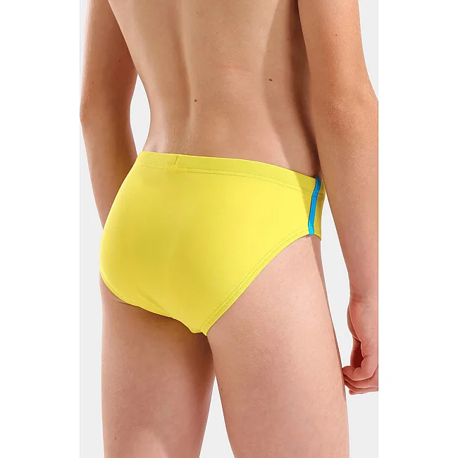 Плавки-слепые для мальчиков Arena SWIM BRIEFS SOLID желтый, бирюзовый (для детей)