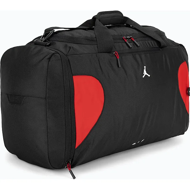 Сумка NIKE Jam Element Duffle 46L черный, красный (для мужчин) 55 x 30 x 30 см