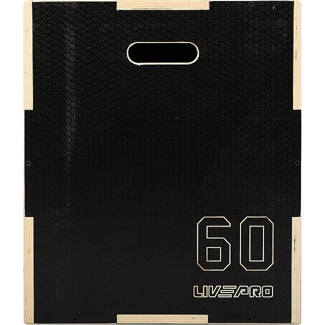 Бокс плиометрический тумба для кроссфита Плиобокс Wood Plyo box LiveUp LP8157 BOX-WOOD 1шт 50х60х75см