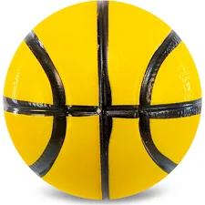 М'яч баскетбольний №2 М'який із поліуретанової піни Тихий м'яч Silence ball SP-SPORT BA-7566 №2 PU (Жовтий)
