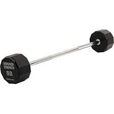 Штанга неразборная с фиксированным весом прямая PEV HAMMER STRENGHT TA-9979-50 (Черный)