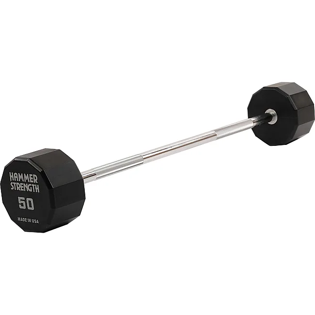 Штанга неразборная с фиксированным весом прямая PEV HAMMER STRENGHT TA-9979-50 (Черный)