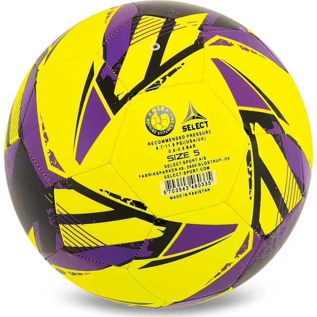 Футбольный мяч детский SELECT CLASSIC V24 CLASSIC-5YV (Желтый-фиолетовый)