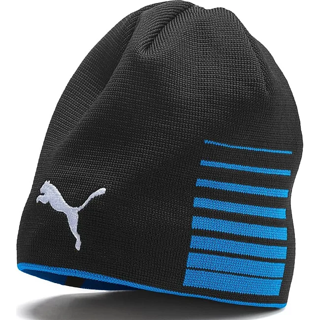 Шапка Puma Liga Reversible Beanie чорний, синій One Size