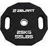 Млинці диски TPU 2 Handle металева втулка ZELART TA-6996-25 (Чорний)