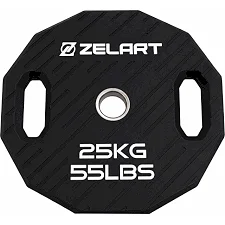 Млинці диски TPU 2 Handle металева втулка ZELART TA-6996-25 (Чорний)
