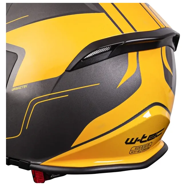 Шлем мотоциклетный W-TEC V586 Urbaztec размер XS 53-54 см, желто-серый