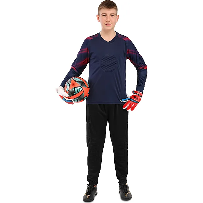 Форма вратарская детская свитер и штаны SP-SPORT HH1003 20-L (Темно-синий)