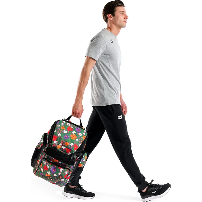 Рюкзак Arena ONE GO BACKPACK AO 45L зеленый, красный, оранжевый 50х40х25 см