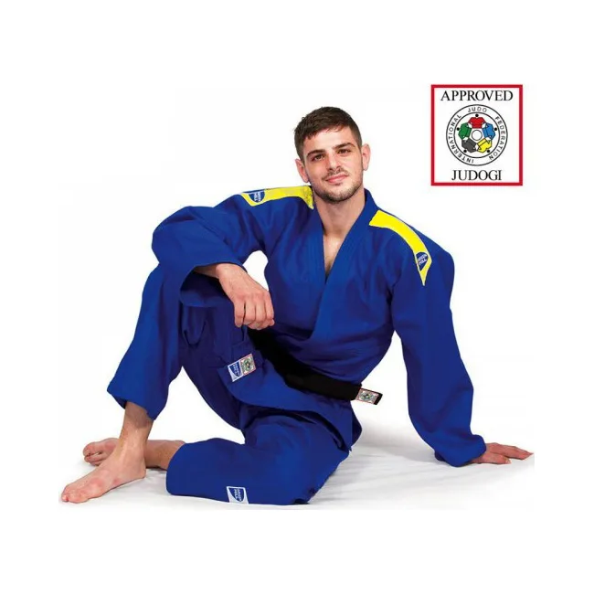 Кимоно для дзюдо Green Hill Professional IJF (синее)