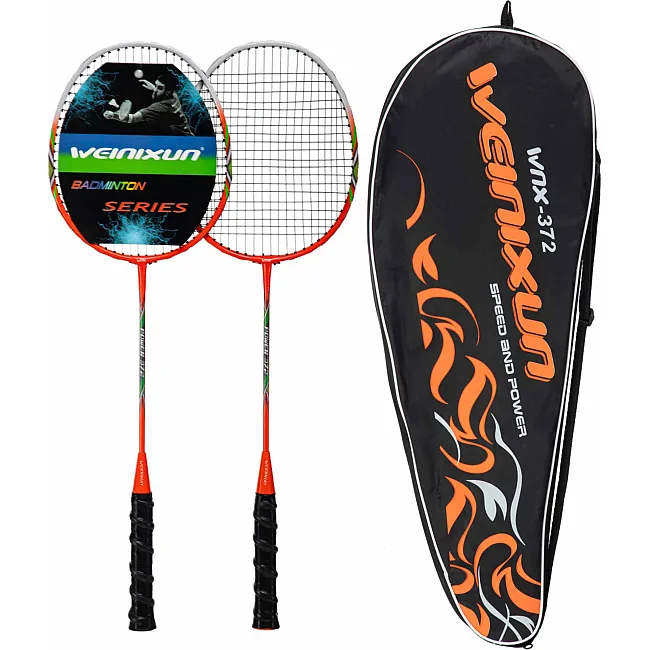 Ракетки для бадмінтону в чохлі.
 WEINIXUN SPEED AND POWER WNX-372 (Помаранчевий)