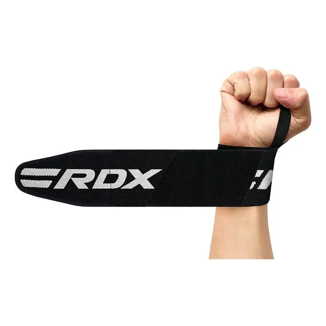 Бинты для запястий (кистовые бинты) RDX W2 Gym Wrist Wraps Black Pro