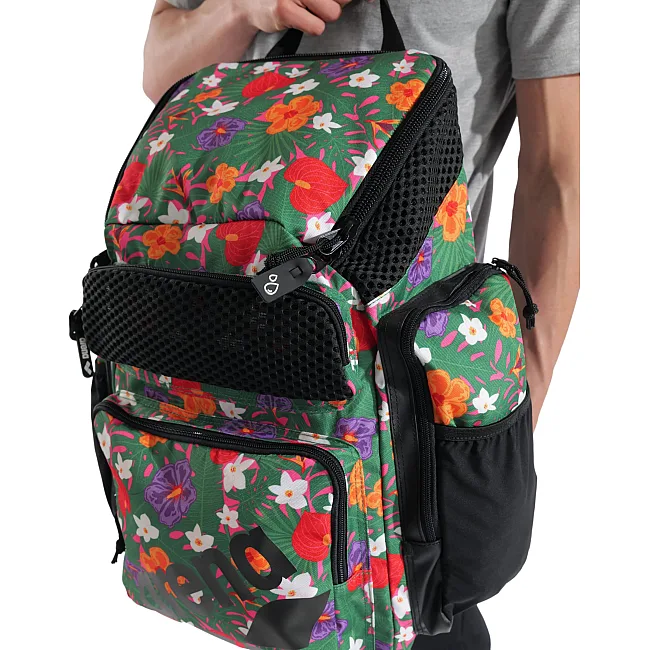 Рюкзак Arena ONE GO BACKPACK AO 45L зеленый, красный, оранжевый 50х40х25 см