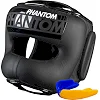 Шлем для бокса с бампером PHANTOM APEX Face Saver Black (капа в подарок)