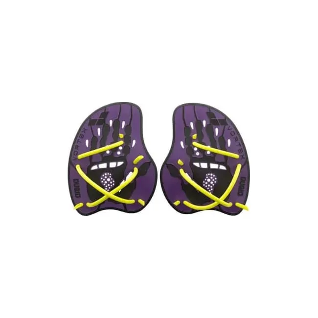 Лопатки для плавания Arena VORTEX EVOLUTION HAND PADDLE фиолетовый, желтый
