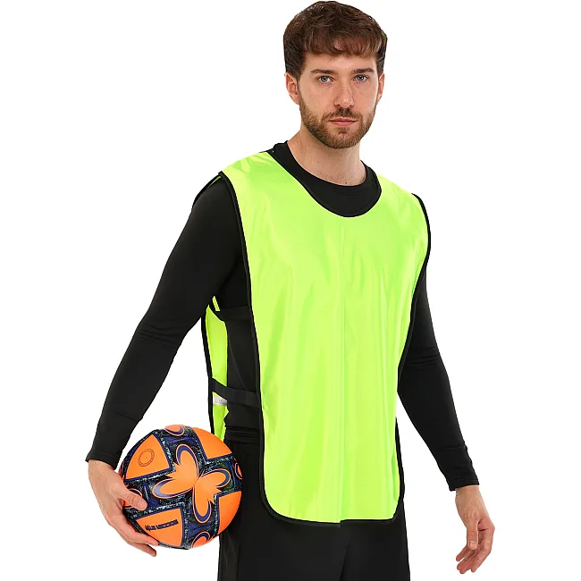 Манишка спортивная игровая с резинкой SP-SPORT CO-4000 (Салатовый)
