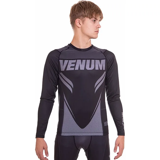 Рашгард лонгслів чоловічий VENUM
 9522 (Зелений-чорний)