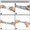 Ремень для йоги PowerPlay PP_4409 183*3.8см. Серый