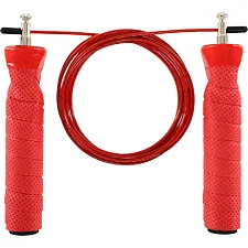 Скоростная скакалка с подшипниками ZELART FI-5347 3м (Красный)