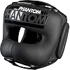 Шлем для бокса с бампером PHANTOM APEX Face Saver Black (капа в подарок)