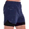 Спортивные шорты двойные 2 в 1 с тайтсами мужские JASON ST-5 (Серый)