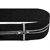 Поясная сумка для бега
 с двумя отделениями на молниях SP-SPORT
 GA-305 32,5х6,5см (Салатовый)