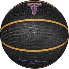 М'яч баскетбольний Nike NIKE PLAYGROUND 8P K BRYANT DEFLATED BLACK/UNIVERSITY GOLD/COURT PURP size 7