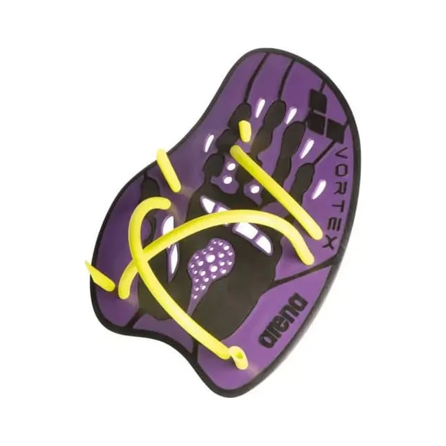 Лопатки для плавания Arena VORTEX EVOLUTION HAND PADDLE фиолетовый, желтый