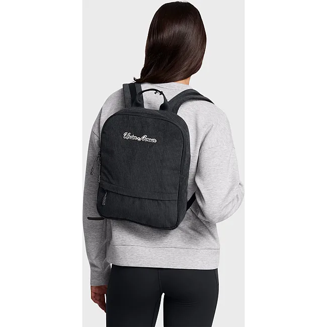 Рюкзак спортивный UNDER ARMOUR Loudon Corduroy SM BP 10L черный Жен 25x35,5x10 см