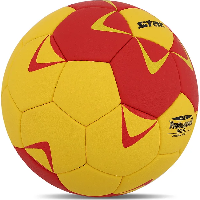 Мяч гандбольный STAR NEW PROFESSIONAL GOLD HB421
 1 (Желтый-красный)