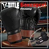 Боксерські рукавиці TITLE Boxing Honorary Black (бинти 4м. в комплекті)