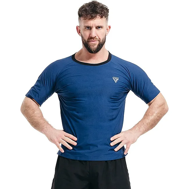 Мужская футболка RDX M1 с эффектом сауны Navy Blue