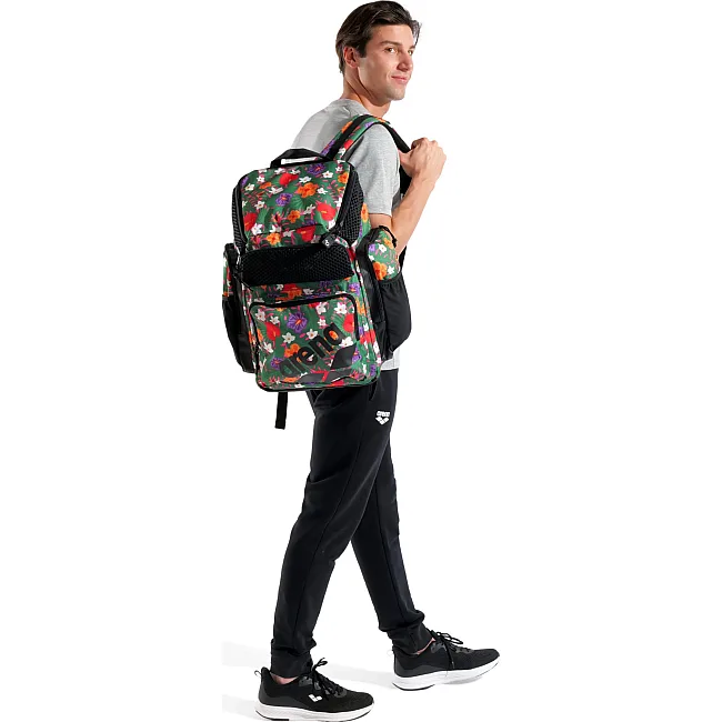 Рюкзак Arena ONE GO BACKPACK AO 45L зеленый, красный, оранжевый 50х40х25 см