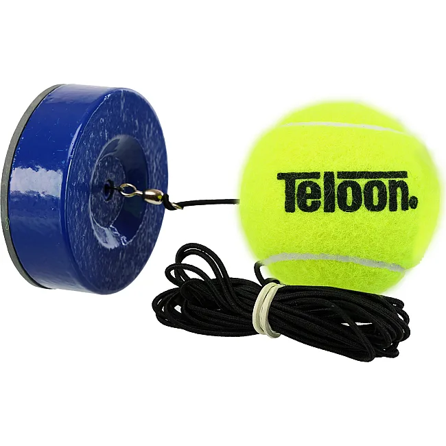 Тренажер для большого тенниса - мяч на резинке с утяжелителем TELOON T808C 1шт