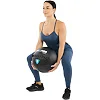 Мяч набивной медицинский для кроссфита WALL BALL LiveUp LP8103-8 8кг