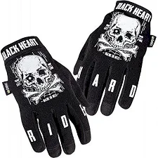 Мото-перчатки W-TEC Web Skull – размер M/черные