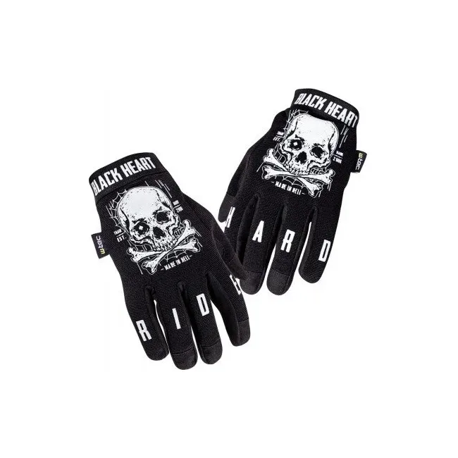 Мото-перчатки W-TEC Web Skull – размер M/черные