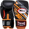 Перчатки для бокса кожаные TWINS BO-5058 8-14унций (Оранжевый)