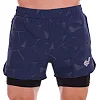 Спортивные шорты двойные 2 в 1 с тайтсами мужские JASON ST-5 (Серый)