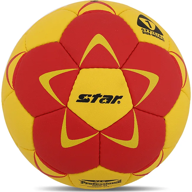 Мяч гандбольный STAR NEW PROFESSIONAL GOLD HB421
 1 (Желтый-красный)
