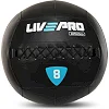 Мяч набивной медицинский для кроссфита WALL BALL LiveUp LP8103-8 8кг