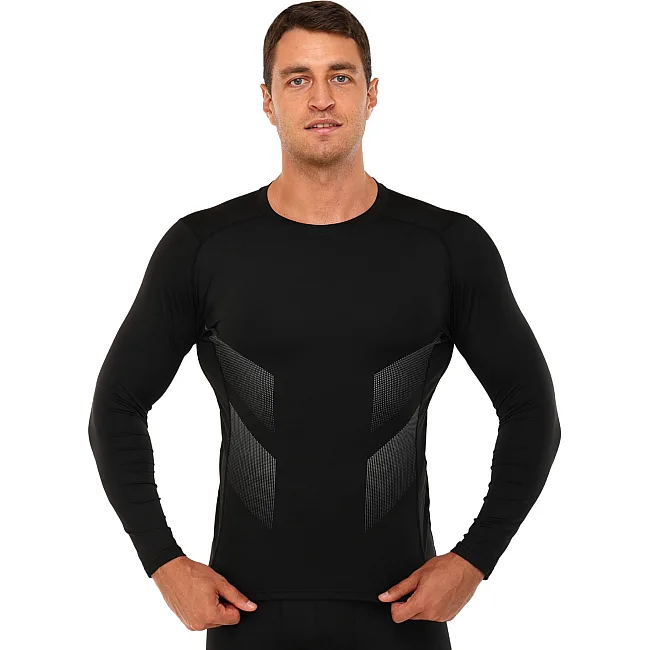 Лонгслив компрессионный спортивный SP-SPORT

 CO-233 (Черный)