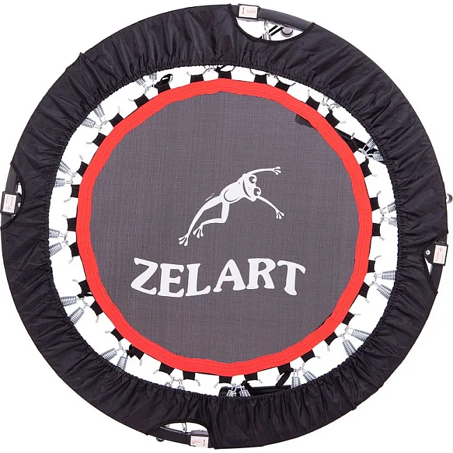 Батут для фитнеса
 для джампинга складной круглый с ручкой ZELART
 TX-6388B-40 ø101см