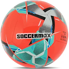 Футбольний м'яч SOCCERMAX FB-4137 №5 PU (Червоний)