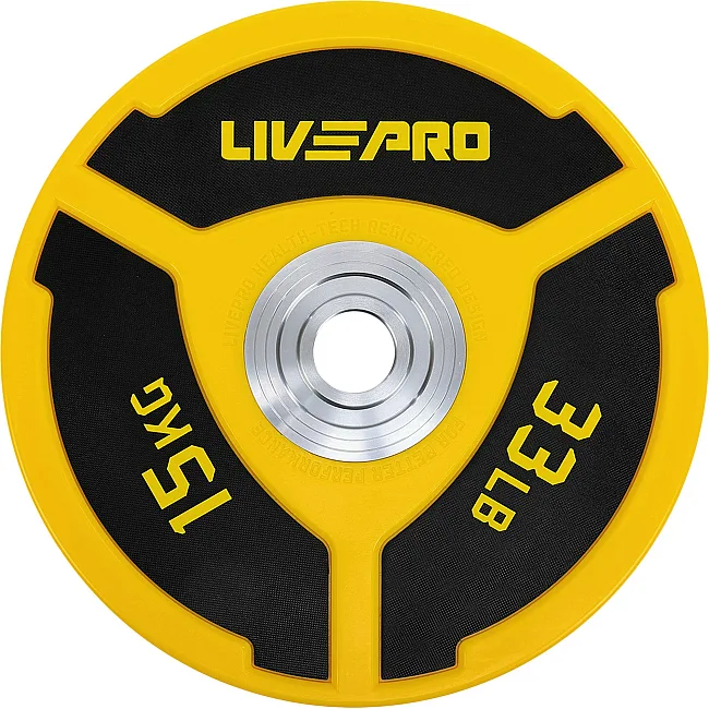 Бамперный диск полиуретановый

 LiveUp LP8027-15 ø50.5мм 15кг
