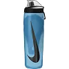 Пляшка для води Nike REFUEL BOTTLE LOCKING LID 24 OZ синій, чорний 709 мл